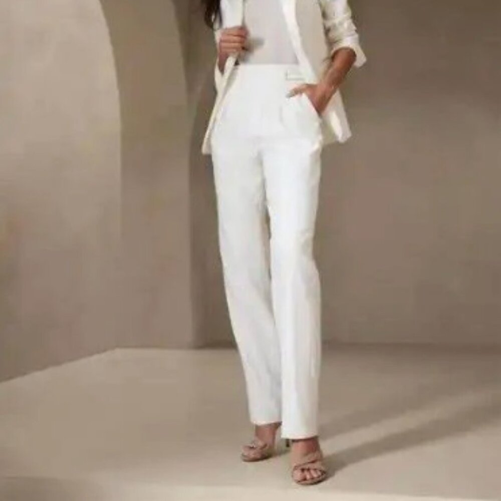 Banana Republic - Wool Heritage Explorer Pants, White, NWT
